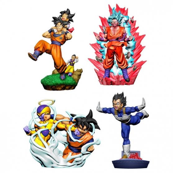 Figura Sorpresa Dragon Ball Super, Diorama Dracap Re Birth, 5 a 7 cm