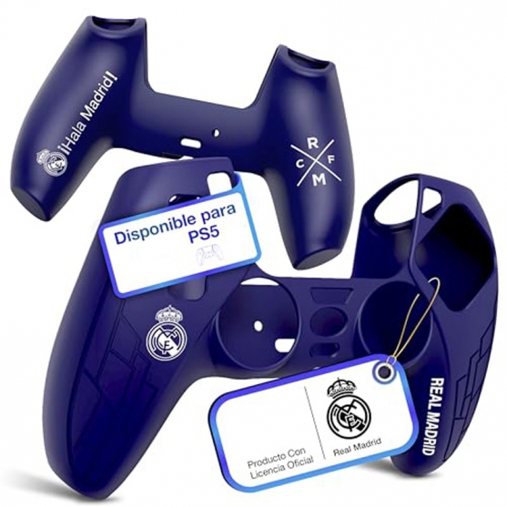 Funda Protectora Silicona para Dualsense, Real Madrid Azul Marino
