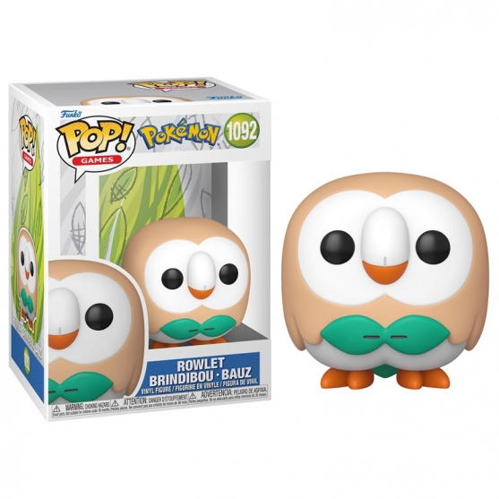 Pop! Games Rowlet Brindibou Bauz 1092 Pokémon
