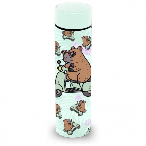 Botella Metálica Capybara oh my pop! 500 ml
