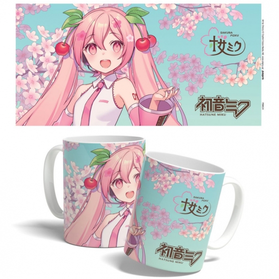 Taza Hatsune Miku, Sakura Miku 320 ml