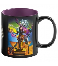 Taza The Witcher Game Art Chronicles Inpired of Salvador Dalí, Sensitiva al Calor 450 ml