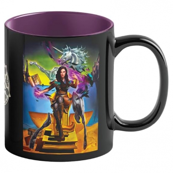 Taza The Witcher Game Art Chronicles Inpired of Salvador Dalí, Sensitiva al Calor 450 ml