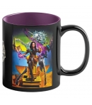 Taza The Witcher Game Art Chronicles Inpired of Salvador Dalí, Sensitiva al Calor 450 ml