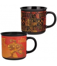 Taza FortniteTeam Peely Vs Team Fishstick, Sensitiva al Calor 350 ml