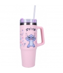 Taza de Viaje Disney Stitch Rosa 900 ml