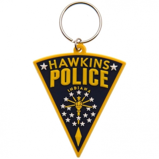Llavero Stranger Things, Hawkins Police