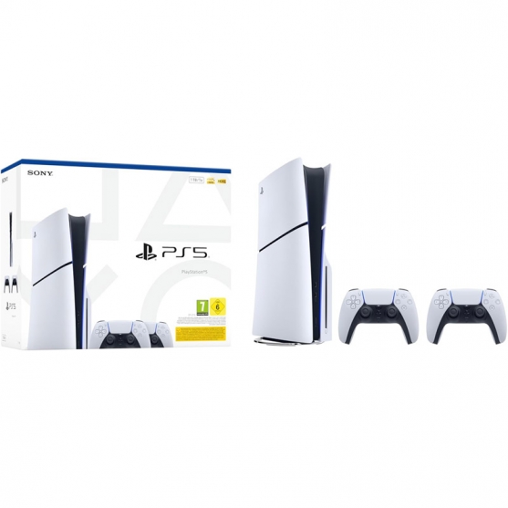 Consola Playstation 5 Slim con 2 Mandos Dualsense