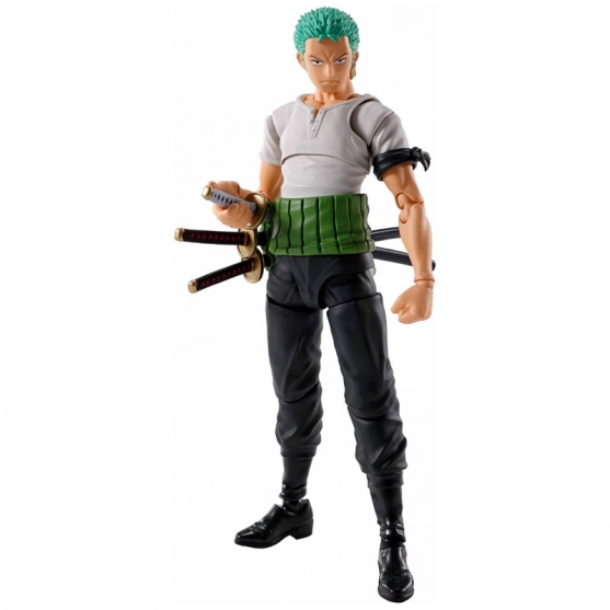 Figura Articulada One Piece, Roronoa Zoro Romance Dawn SH Figuarts 15 cm