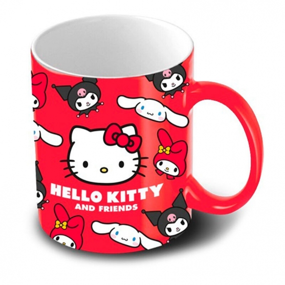 Taza Hello Kitty And Friends Caras 320 ml
