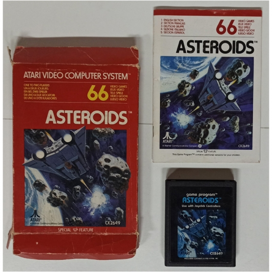 Asteroids, Atari 2600, CX2649