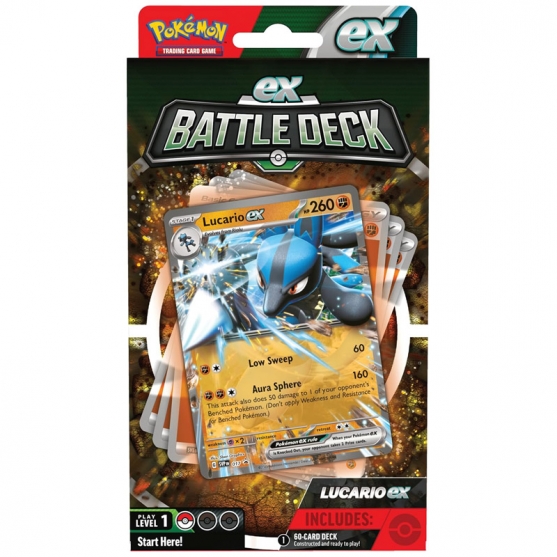 Trading Card Game, Ex Battle Deck Lucario ex